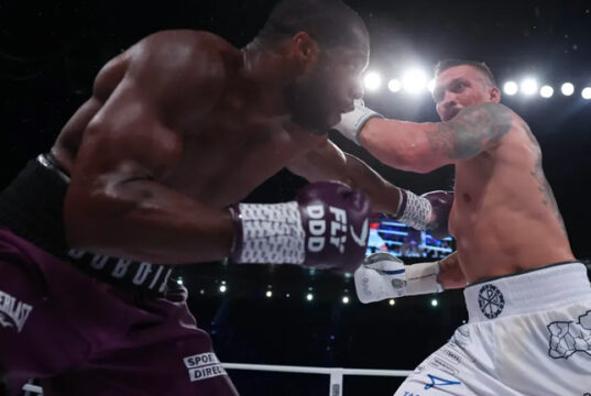 Warren wants Dubois to run it back with Usyk PHOTO CREDIT: Richard Pelham / The Sun.