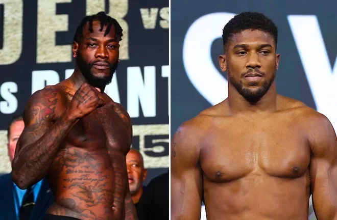 Joshua and Wilder are on course to meet in Saudi Arabia in January Photo Credit: Stephanie Trapp/TGB Promotions/Mark Robinson/Matchroom Boxing