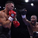 Clarke overcame Ducar to remain unbeaten Photo Credit: Mark Robinson/Matchroom Boxing
