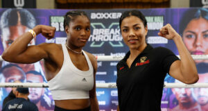 Caroline Dubois faces Magali Rodriguez for the vacant IBO lightweight title at York Hall on Saturday, live on Sky Sports Photo Credit: Lawrence Lustig/BOXXER
