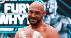 Fury is nearly healed from the cut that show his fight with Oleksandr Usyk postponed. (Photo Credit: Sky Sports)
