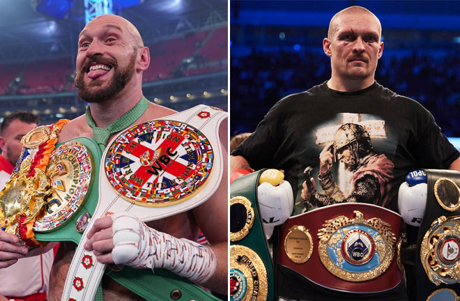 Tyson Fury and Oleksandr Usyk have signed to fight each other in Saudi Arabia Photo Credit: Stephen Dunkley/Queensberry Promotions/Mark Robinson/Matchroom Boxing