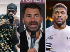 Eddie Hearn says they could look at staging Deontay Wilder vs Anthony Joshua in Las Vegas or at Wembley Stadium if a deal with Saudi Arabia cannot be reached Photo Credit: Henry DeLeon/TGB Promotions/Mark Robinson/Matchroom Boxing