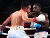 Richardson Hitchins takes a Unanimous Decision victory over Jose Zepeda in Orlando. Photo Credit: Matchroom Boxing (Twitter).