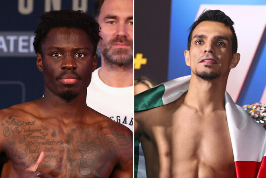 Richardson Hitchins takes on Jose Zepeda in Orlando on Saturday, live on DAZN Photo Credit: Ed Mulholland/Matchroom/Mikey Williams (Top Rank via Getty Images)