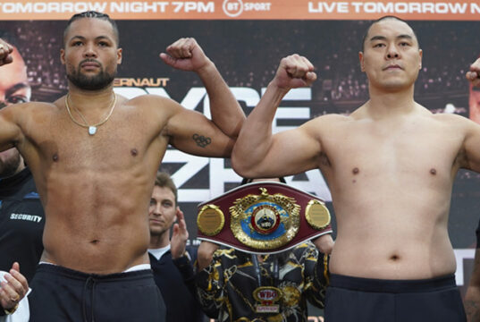 Joe Joyce looks to exact revenge over Zhilei Zhang in their rematch on Saturday, live on TNT Sports Photo Credit: Stephen Dunkley/Queensberry Promotions