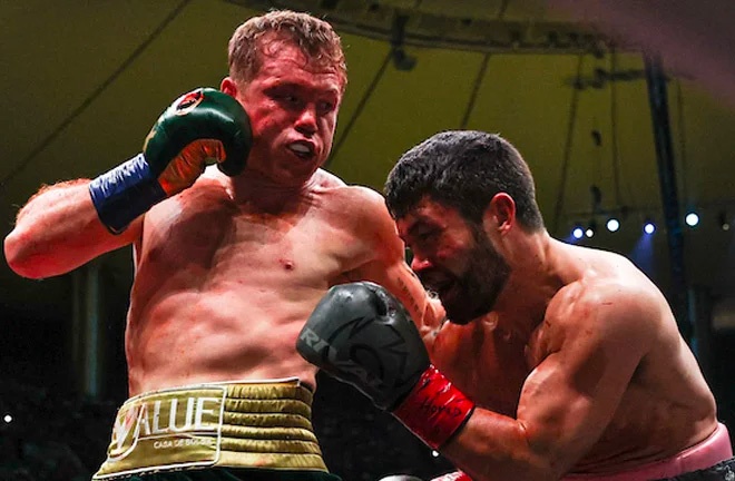 Canelo overcame his eighth British opponent with victory over Ryder in May Photo Credit: Photo Credit: Melina Pizano/Matchroom