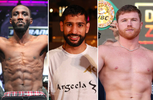 Amir Khan believes Terence Crawford should not challenge Canelo Alvarez at 168lbs Photo Credit: Mikey Williams (Top Rank via Getty Images)/Lawrence Lustig/ BOXXER/Ed Mulholland/Matchroom Amir Khan believes Terence Crawford should not challenge Canelo Alvarez at 168lbs Photo Credit: Mikey Williams (Top Rank via Getty Images)/Lawrence Lustig/ BOXXER/Ed Mulholland/Matchroom