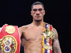 Opetaia made a successful defence of his IBF and Ring Magazine belts Photo Credit: Mark Robinson/Matchroom Boxing