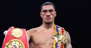 Opetaia made a successful defence of his IBF and Ring Magazine belts Photo Credit: Mark Robinson/Matchroom Boxing
