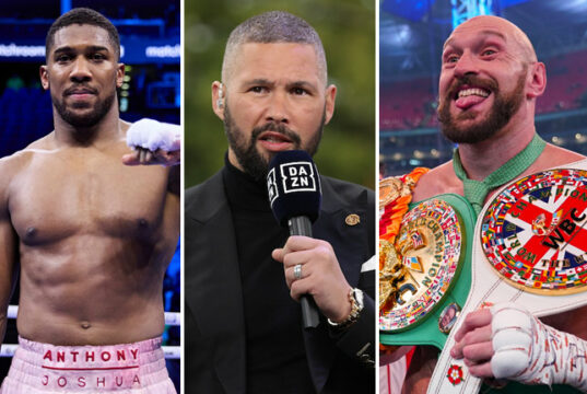 Tony Bellew claims that Anthony Joshua's team is looking to revisit a fight with Tyson Fury next Photo Credit: Mark Robinson/Matchroom Boxing/Stephen Dunkley/Queensberry Promotions