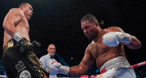 Zhilei Zhang knocks out Joe Joyce. Photo Credit: Queensberry Promotions