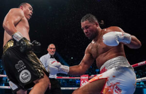 Zhilei Zhang knocks out Joe Joyce. Photo Credit: Queensberry Promotions