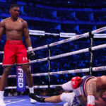 Joshua knocked out Helenius in August Photo Credit: Mark Robinson/Matchroom Boxing