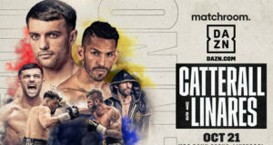 Jack Catterall faces former three-weight world champion, Jorge Linares in Liverpool on Saturday, live on DAZN Photo Credit: Matchroom Boxing