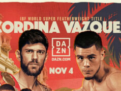 Cordina Vazquez Fight poster Credit: Matchroom Boxing