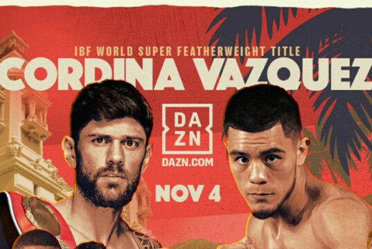 Cordina Vazquez Fight poster Credit: Matchroom Boxing