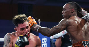 Foster and Hernandez went to war in Cancun this past weekend. Credit: Ed Mulholland/Matchroom.