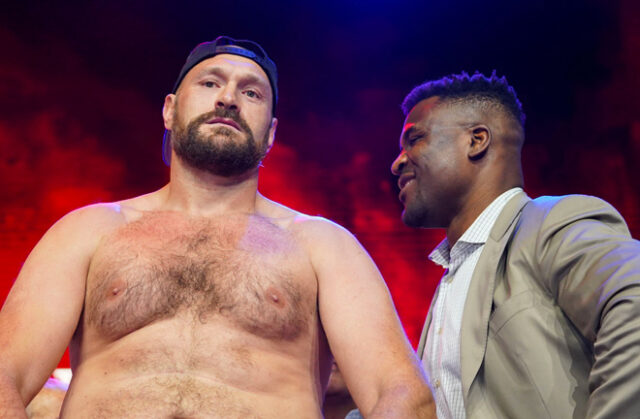 Tyson Fury faces former UFC heavyweight champion, Francis Ngannou in Saudi Arabia on Saturday night Photo Credit: Stephen Dunkley/Queensberry Promotions