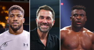 Eddie Hearn has opened the door to a potential Anthony Joshua vs Francis Ngannou clash Photo Credit: Mark Robinson/Ed Mulholland/Matchroom Boxing/Mikey Williams/Top Rank