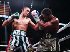 Benavidez made short work of Andrade Photo Credit: Premier Boxing Champions