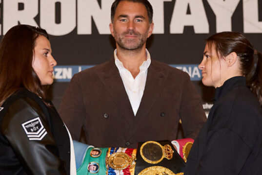 Many feel Katie Taylor's career could be on the line this weekend. Credit:Mark Robinson/Matchroom Boxing