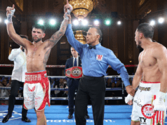 Cordina gets the nod in Monte Carlo. Credit: Mark Robinson Matchroom Boxing