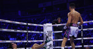 Jordan Gill dropped and stopped Michael Conlan in seven rounds in Belfast on Saturday Photo Credit: Mark Robinson/Matchroom Boxing