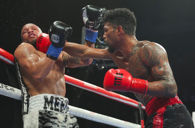 Mosley knocked out Ballard in June Photo Credit: Photo Credit: Golden Boy/Cris Esqueda