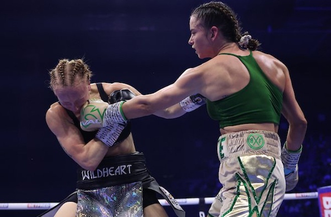 Skye Nicolson successfully defended her interim WBC title against Lucy Wildheart