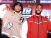 Stevenson and De Los Santos lock horns in Las Vegas Credit: Mikey Williams / Top Rank