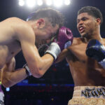 Stevenson dominated Shuichiro Yoshino in his lightweight debut back in April