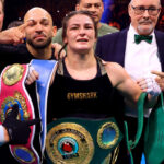 Taylor’s revenge win over Cameron saw her crowned undisputed super lightweight world champion