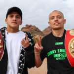Jesse Bam Rodriguez and Sunny Edwards clash in a flyweight unification on Saturday in Phoenix, live on DAZN Photo Credit: Melina Pizano/Matchroom