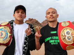 Jesse Bam Rodriguez and Sunny Edwards clash in a flyweight unification on Saturday in Phoenix, live on DAZN Photo Credit: Melina Pizano/Matchroom