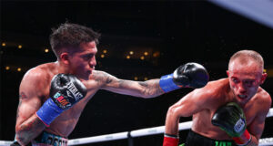 Jesse Rodriguez proved to be too much for Sunny Edwards in Arizona. Credit: Ed Mulholland/Matchroom.