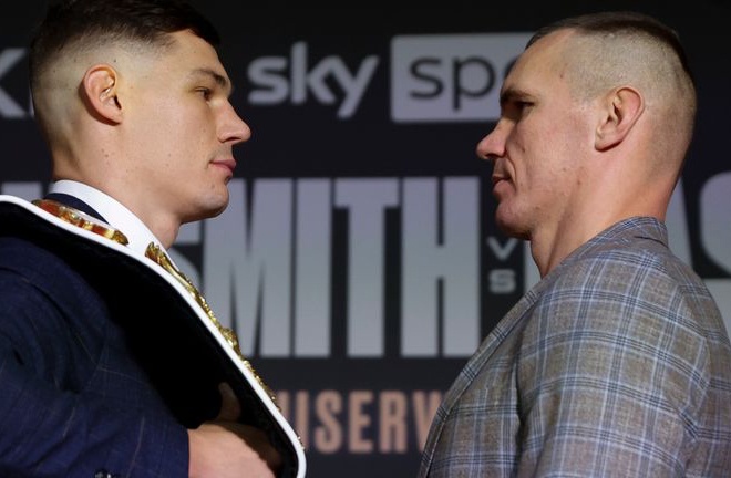 WBO cruiserweight world champion Chris Billam-Smith defends his title against Mateusz Masternak this Sunday night. Credit: Sky Sports