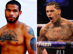 Peter Dobson has labelled Conor Benn a "bum" ahead of next week's showdown in Las Vegas Photo Credit: Neil Gavin/Dave Thompson/Matchroom Boxing
