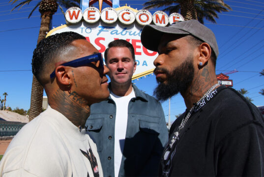 Benn will fight in America for the second consecutive time this Saturday night, (Ed Mulholland, Matchroom)