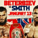 Artur Beterbiev defends his WBC, IBF and WBO light heavyweight world titles against Callum Smith in Quebec on Saturday Photo Credit: Top Rank Boxing