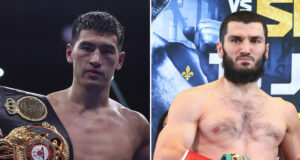 Dmitry Bivol expects Artur Beterbiev to be his toughest fight when they clash for the undisputed light heavyweight championship later this year Photo Credit: Mark Robinson/Matchroom Boxing/Mikey Williams/Top Rank