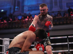 Lewis Crocker stopped Jose Felix in the fifth round in Belfast on Saturday Photo Credit: Mark Robinson/Matchroom Boxing