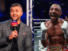 Carl Froch isn't sold on the idea of a Kell Brook comeback. (Dave Thompson, Matchroom + Lawrence Lustig, Boxxer)