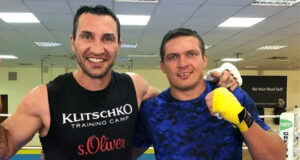 Usyk reportedly caused a bit of a stir when sparring Klitschko (Instagram, @Usykaa)