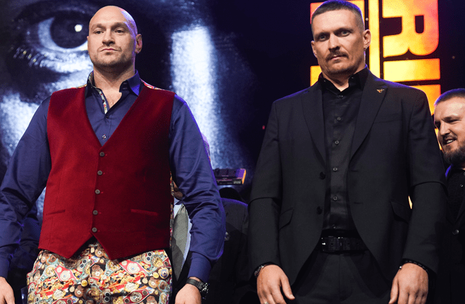 The stakes couldn't be higher for Fury and Usyk next month (Top Rank)