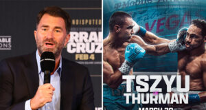 Eddie Hearn has questioned how well Tim Tszyu vs Keith Thurman will do on pay-per-view Photo Credit: Ed Mulholland/Matchroom/Premier Boxing Champions