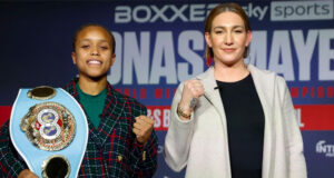 Natasha Jonas defends her IBF welterweight crown against Mikaela Mayer in Liverpool on Saturday Photo Credit: Lawrence Lustig/BOXXER