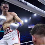 Smith blasted out Bauderlique last August Photo Credit: Mark Robinson/Matchroom Boxing