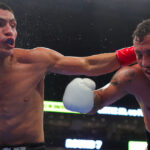 Ortiz Jr stopped McKinson in his last fight in August 2022 Photo Credit: Cris Esqueda/Golden Boy