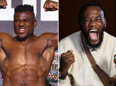 Francis Ngannou wants a future fight with Deontay Wilder Photo Credit: Mikey Williams/Top Rank via Getty Images/Mark Robinson/Matchroom Boxing